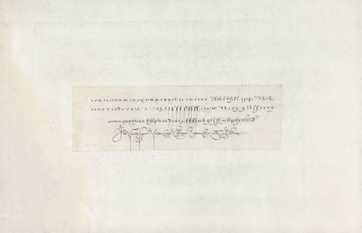 Design for a writing sample: the French letter