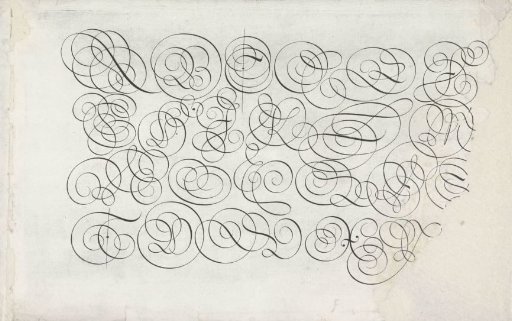 Writing Sample: The Alphabet in Four Lines of Capitals