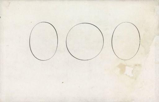 Three round forms, closed