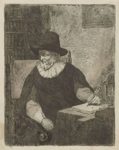 Man in a study