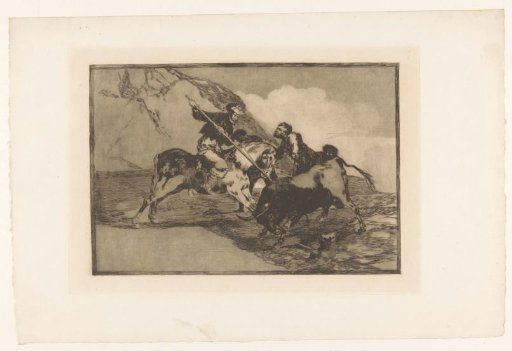 Bull Hunt on Horseback