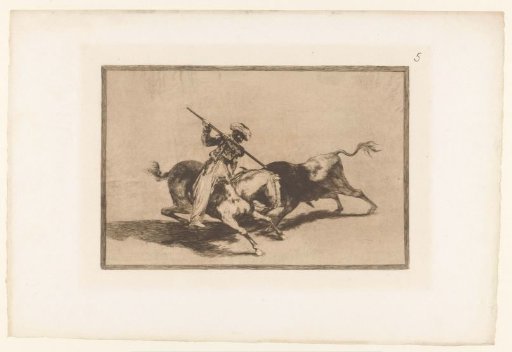 Bull Hunt on Horseback