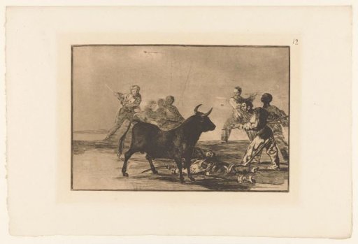 Bullfighters Around a Bull