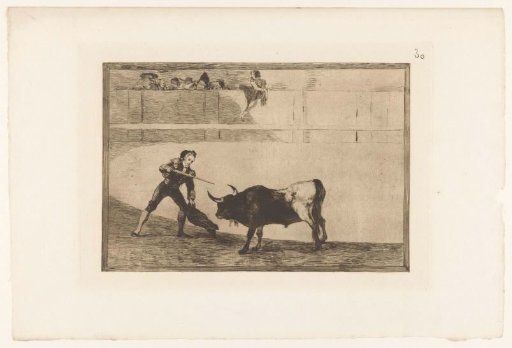 Pedro Romera Martínez Killing a Bull