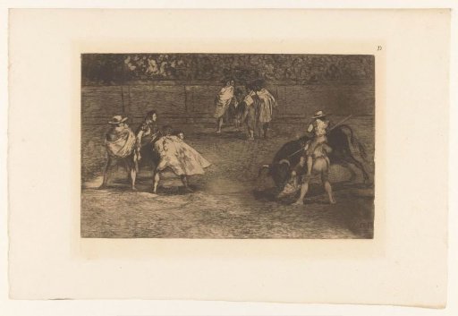 Picador Stabbing a Bull with His Lance