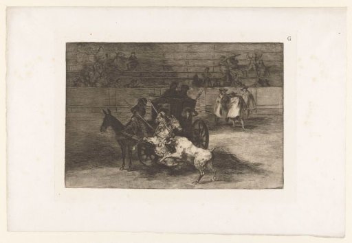 Men Attacking a Bull from a Carriage