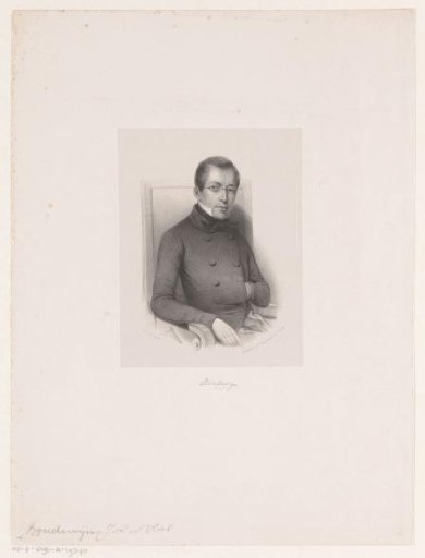 Portrait of Jacobus Leunis van der Vliet
