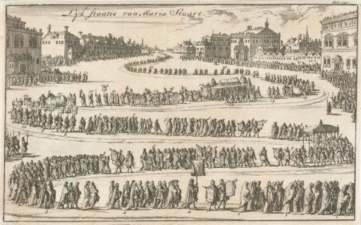 Funeral procession of Queen Mary II Stuart, 1695