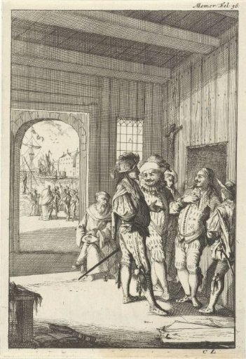 Don Ferdinando de Valenzuela is discovered in his hiding place