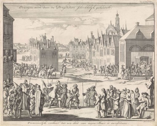 Orange alarmed by the terrible deeds of the cavalry, 1685