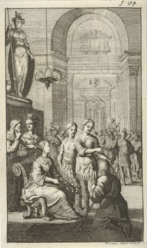Poliarchus kneels before Argenis
