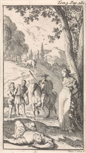 Don Quixote frees Eugenia