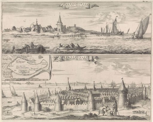Reimerswaal in present and former times, 1634