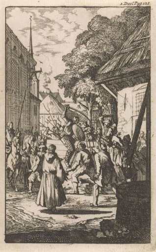 Fight of Don Clarazel with the Peasants in the Village of Uxel