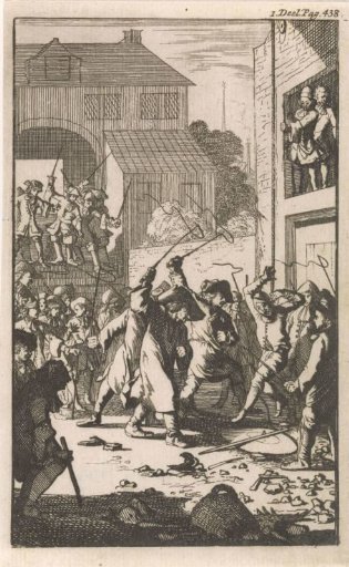 Don Clarazel Beaten by Coachmen in an Inn near Toulon