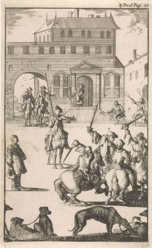 Fight of Don Clarazel with the Count de la Tour and His Followers