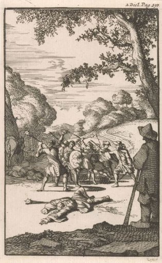 Fight of Don Clarazel with the Sheriff and His Servants near Tours