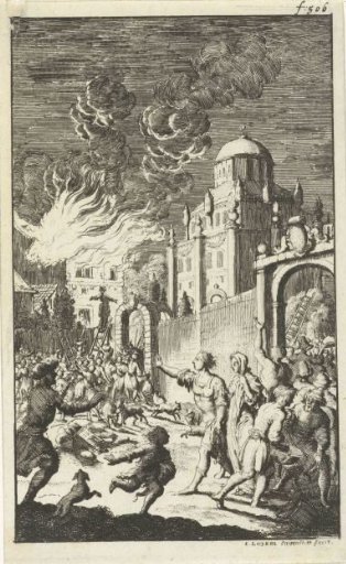 Fire at the monastery where Eliza is imprisoned