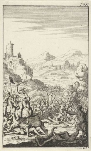 Battle between the armies of Poliarchus and Ambiodorix