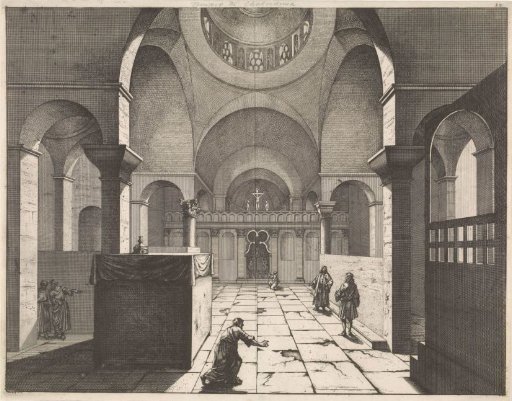 Interior of the Greek dome church at Chalcedon