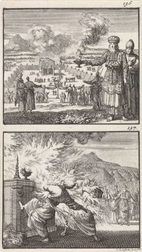 Aaron as High Priest / Nadab and Abihu Killed at the Altar