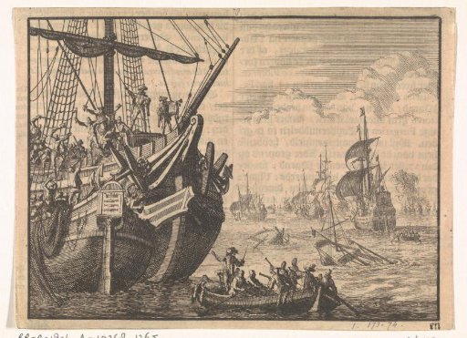 Dutch herring ships captured and destroyed by the Spaniards, 1600