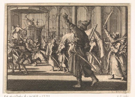 Catholic Poles during a funeral in the Riddarholms Church in Stockholm, 1593