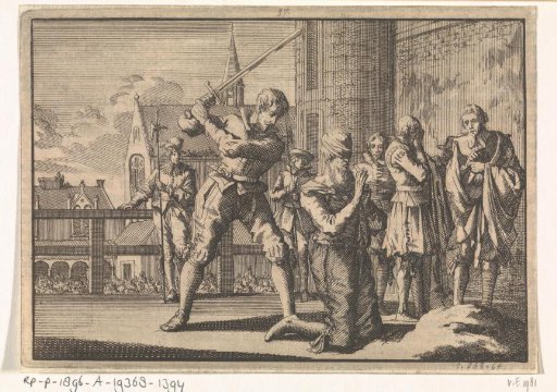 Johan van Oldenbarnevelt beheaded, 1619