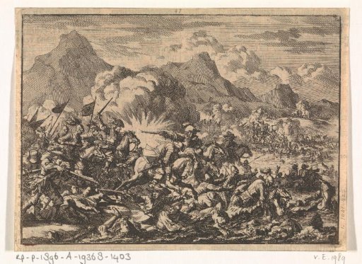 Pappenheim defeats the rebellious peasants in Austria near Linz on the Danube, 1626
