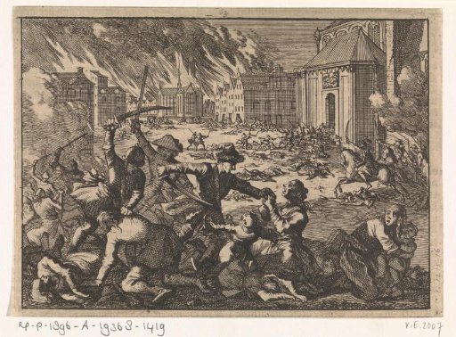 Magdeburg conquered by Tilly while helpless citizens are slaughtered, 1631