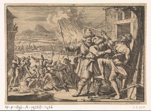 Cruelties committed against the population in Lower Austria by Polish Cossacks in the service of the Emperor, 1620
