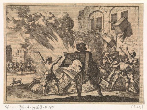 Customs house in Lyon is plundered following increased excise duties, 1625