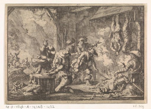 Cruelties of the French in the Prince-Bishopric of Liège, 1650