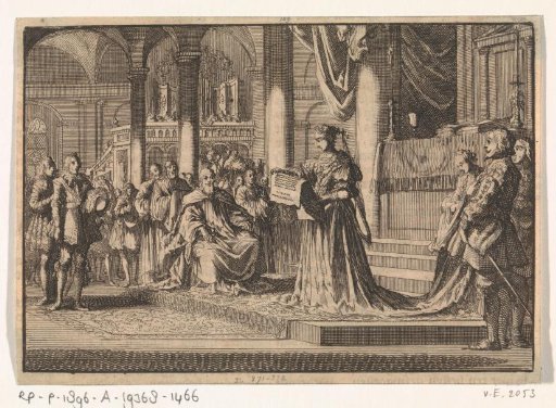 Church in Innsbruck where Christina of Sweden reads her declaration of her conversion to the Catholic Church, 1655