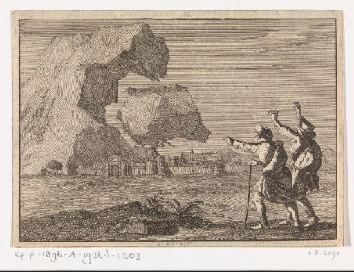 Salzburg is destroyed by a collapsing mountain, 1669