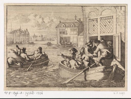 Flood in Paris, 1658