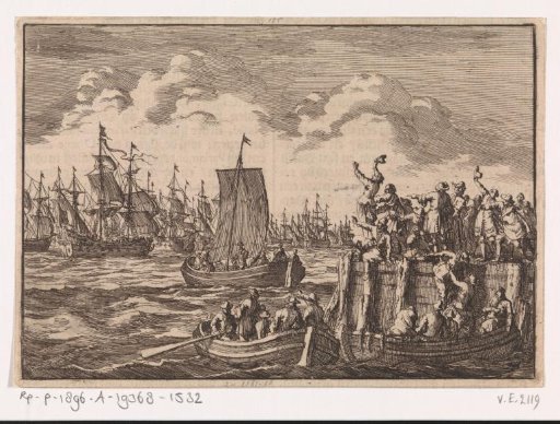 William III departs with the fleet for England, 1688