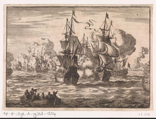 Naval battle at Messina, 1676