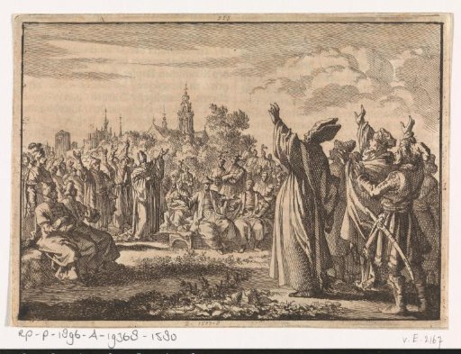 Polish Diet in which one party proclaims Augustus II the Strong and the other party François Louis de Bourbon-Conti as king, 1697