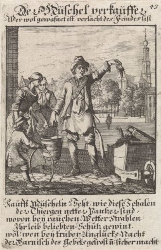 Mussel seller