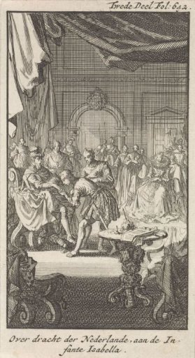 Handover of the Spanish Netherlands by Philip II to Isabella Clara Eugenia, Infanta of Spain, 1597