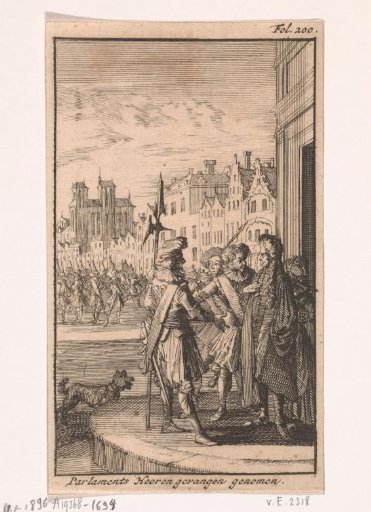 Arrest of a member of the Parliament of Paris, 1648