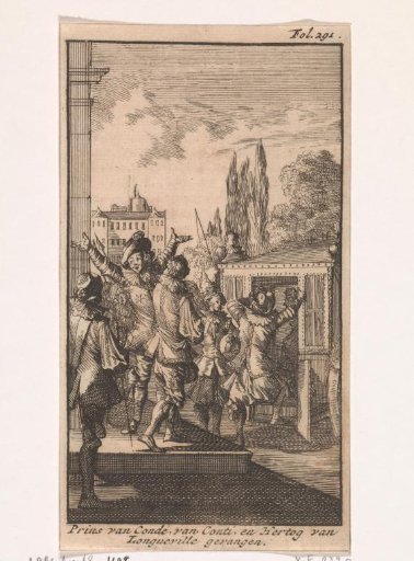 Arrest of Henri II d'Orléans, Duke of Longueville, and Louis II de Bourbon, Prince of Condé, 1650