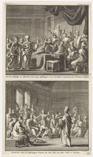 Arrest of some bishops on the order of Bishop Dioscorus of Alexandria and their chaining in prison