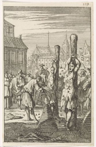 Heretics publicly tortured