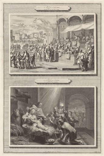 Census in Bethlehem and the Adoration of the Shepherds