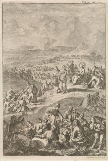 The Miraculous Multiplication of the Seven Loaves and the Two Fishes