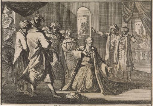 Emir Fakardin Begs Sultan Murat IV for His Life, 1633