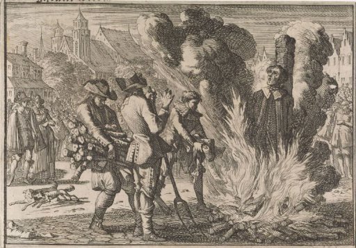 Urbain Grandier Burned Alive at Loudun for Witchcraft, 1634