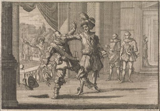 Count Louis de Bourbon-Soissons Gives Marshal Ferté-Senneterre a Punch After His Proposal of a Marriage with the Duchess of Aiguillon, 1641
